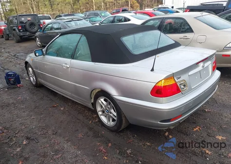 2004 BMW 325Ci z USA, uszkodzony, nr VIN WBABW33404PL30612